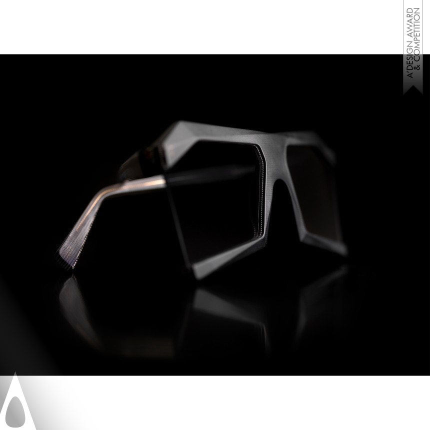 Iron Jewelry Design Award Winner 2015 Geometric Collection Diamond Shades Eyewear 