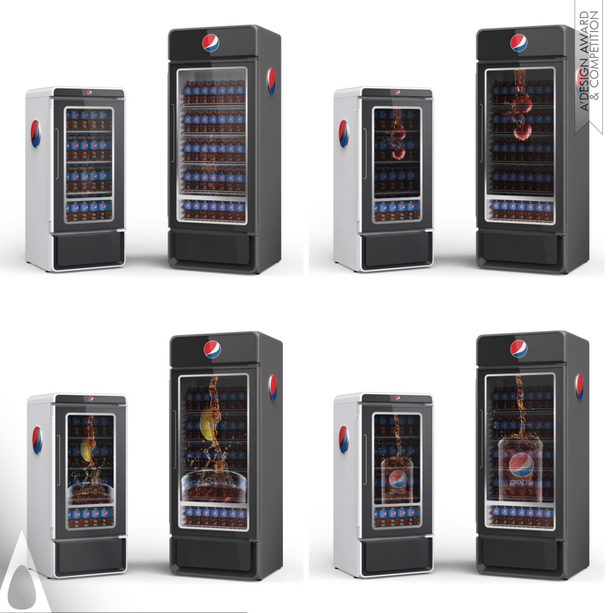 Silver Digital and Electronic Device Design Award Winner 2015 Pepsi Smart Cooler Digital Cooler 