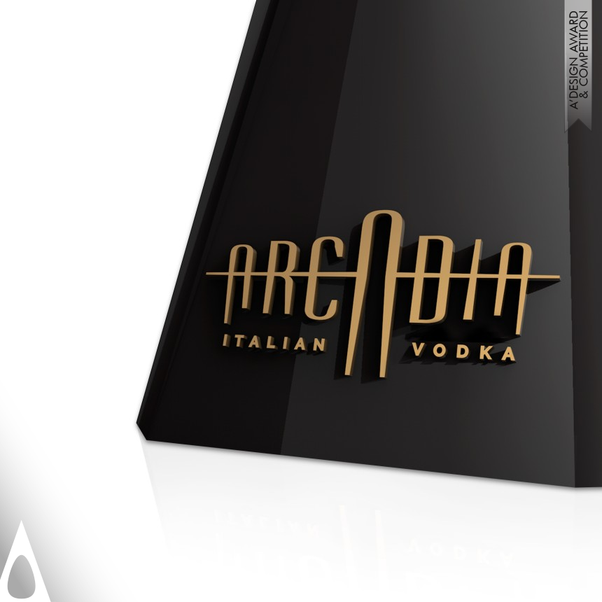 arcAdia Italian Vodka (Concept Bottle) - Iron Packaging Design Award Winner