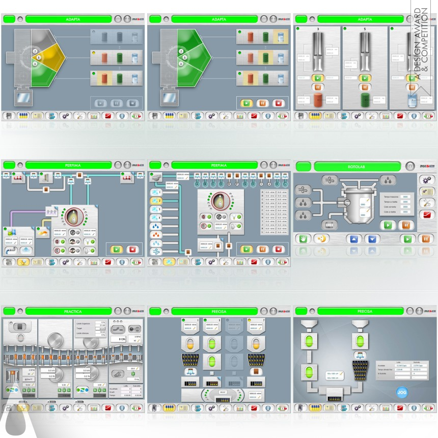 Silver Manufacturing and Processing Machinery Design Award Winner 2015 Xima Human Machine Interface 