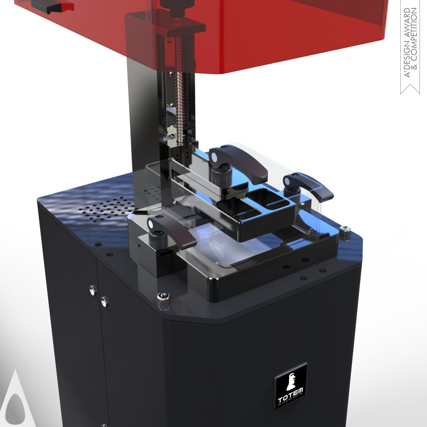 Jody Del Bianco's Totem3D a high definition 3d printer 3d Printer