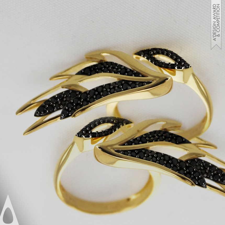 Amelia Rachim and MAESTÁ Design Team's Garuda Collection Ring, Earrings