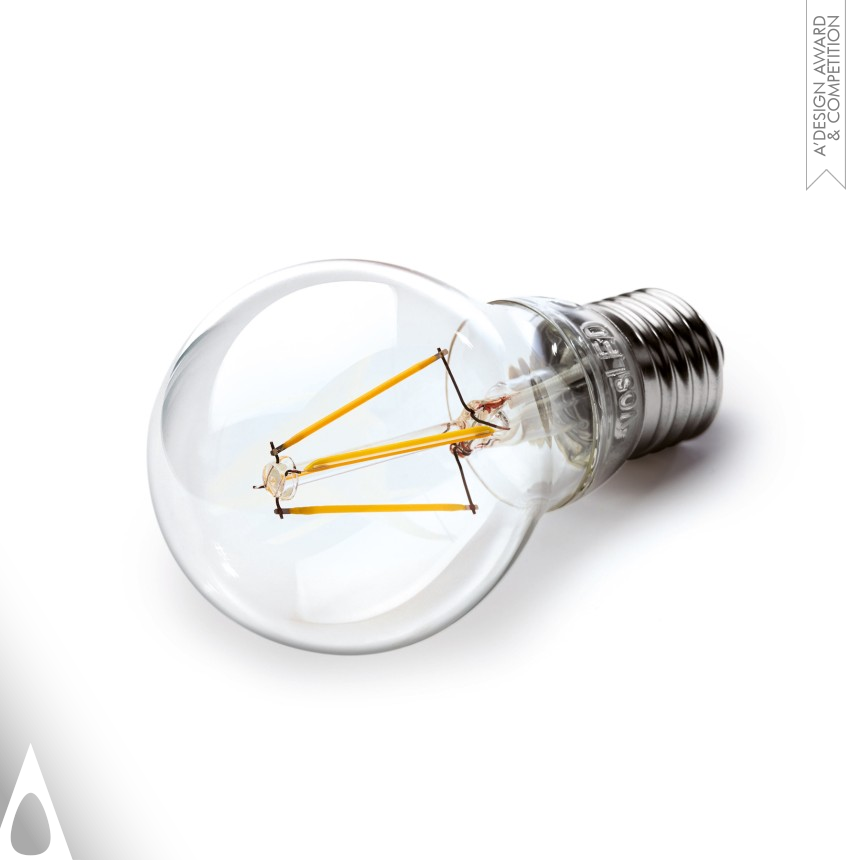 Golden Lighting Products and Fixtures Design Award Winner 2015 vosled LED-filament light bulb 