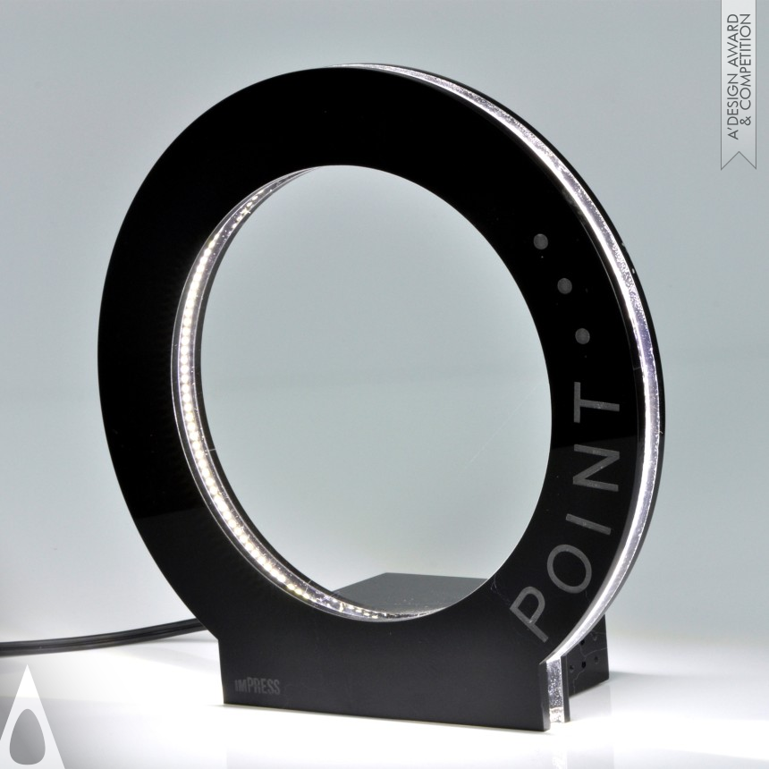 Silver Lighting Products and Fixtures Design Award Winner 2015 Point Table lamp 