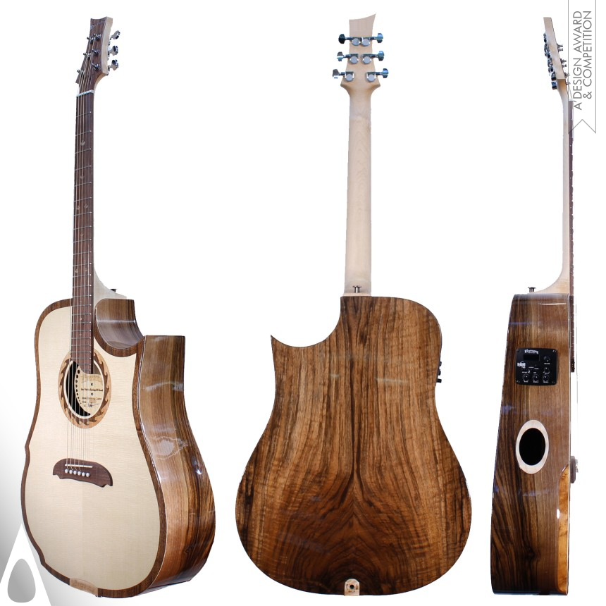 Bronze Musical Instruments Design Award Winner 2015 Riversong Tradition Acoustic Guitars Adjustable Acoustic Guitar 