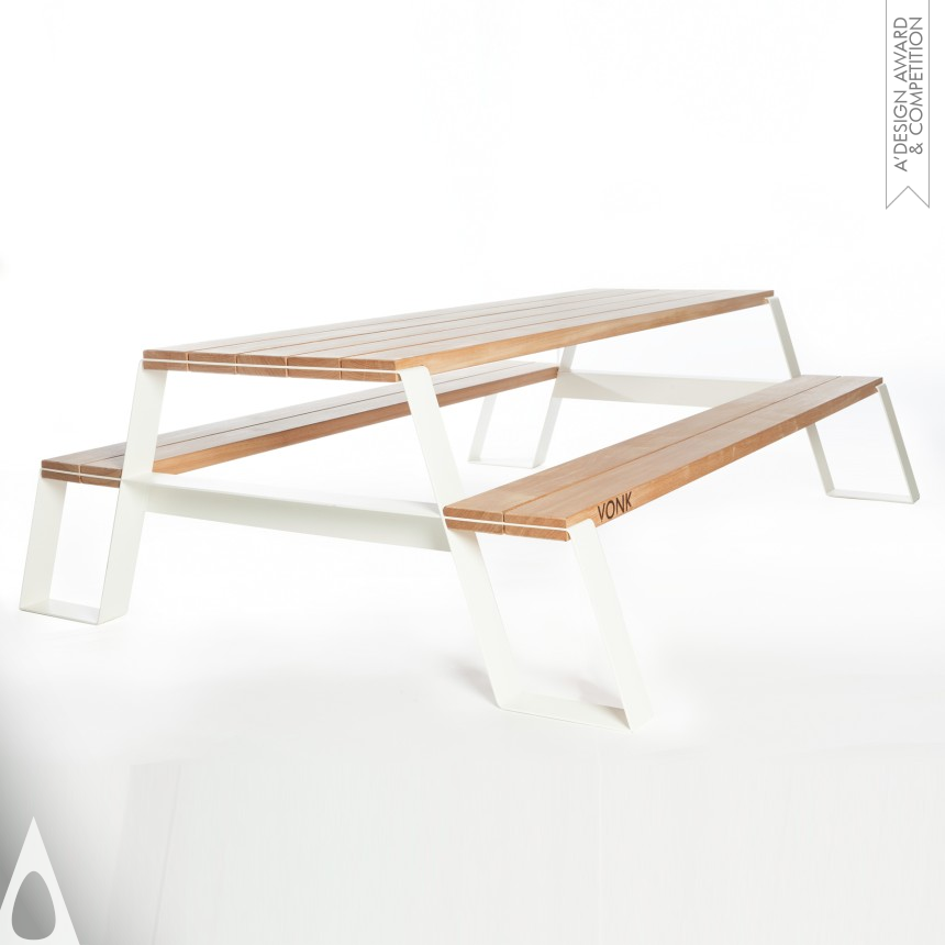 Silver Furniture Design Award Winner 2015 Vonk Fuse Picknicktable 