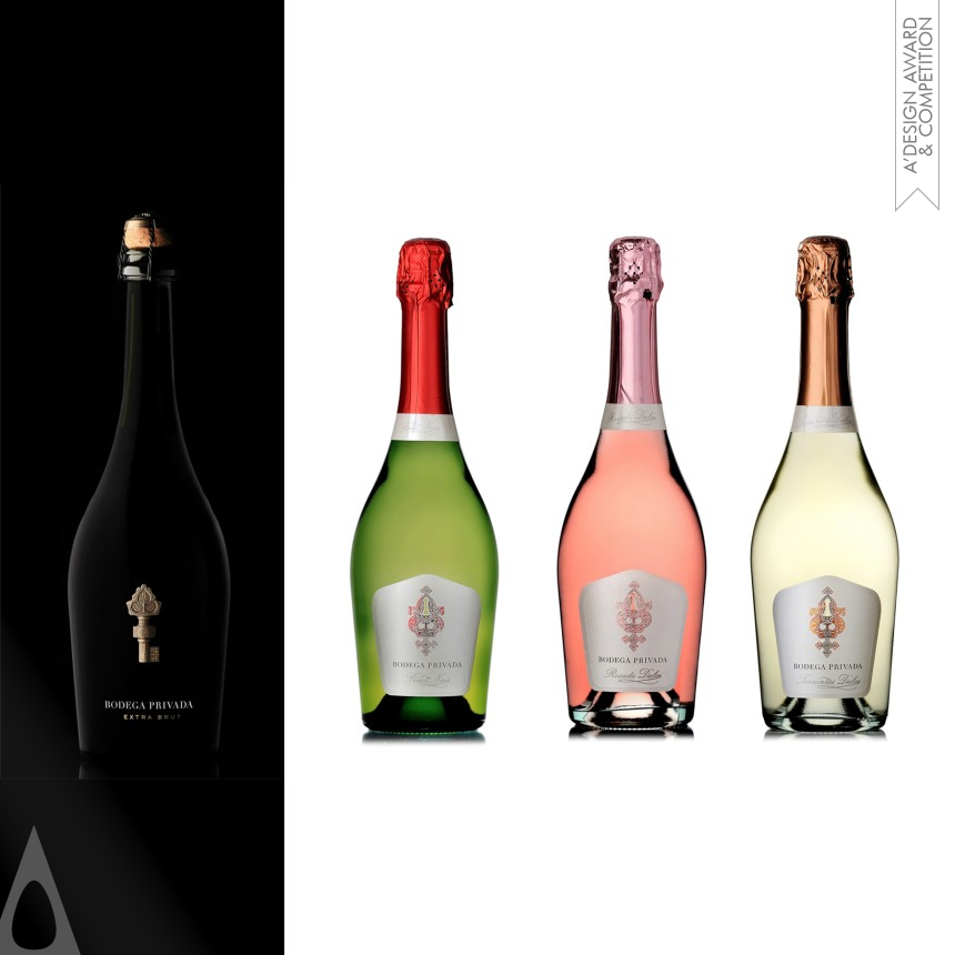 Iron Packaging Design Award Winner 2015 Bodega Privada Champagne Packaging design 