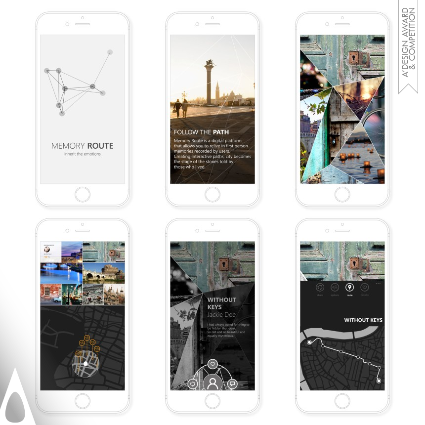 Memory Route - Bronze Interface, Interaction and User Experience Design Award Winner