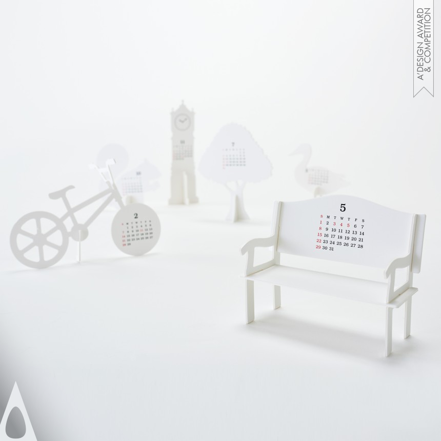 Calendar 2016 “Park” designed by Katsumi Tamura