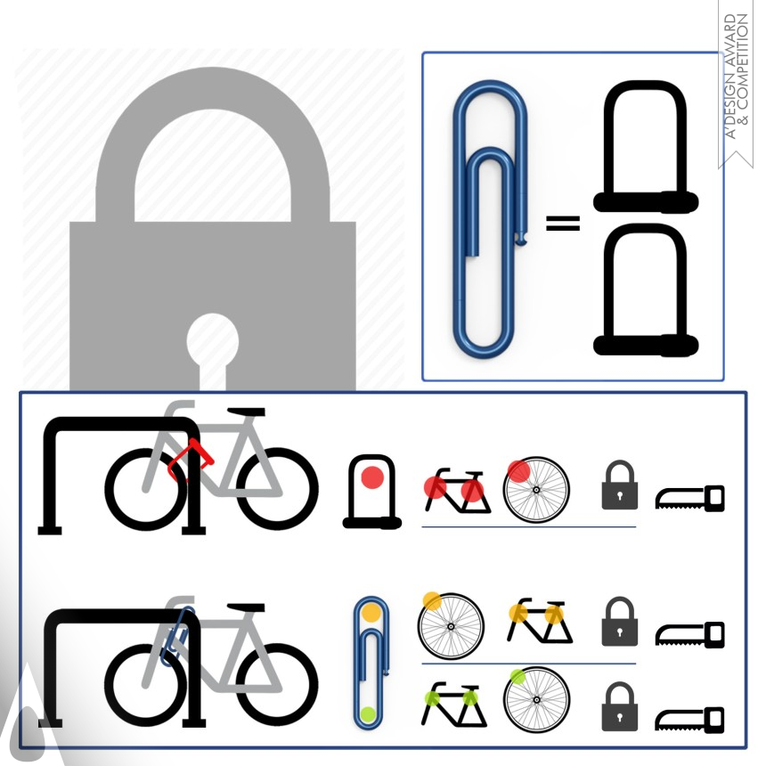 Mohsen Darvish's Biclip Bicycle lock