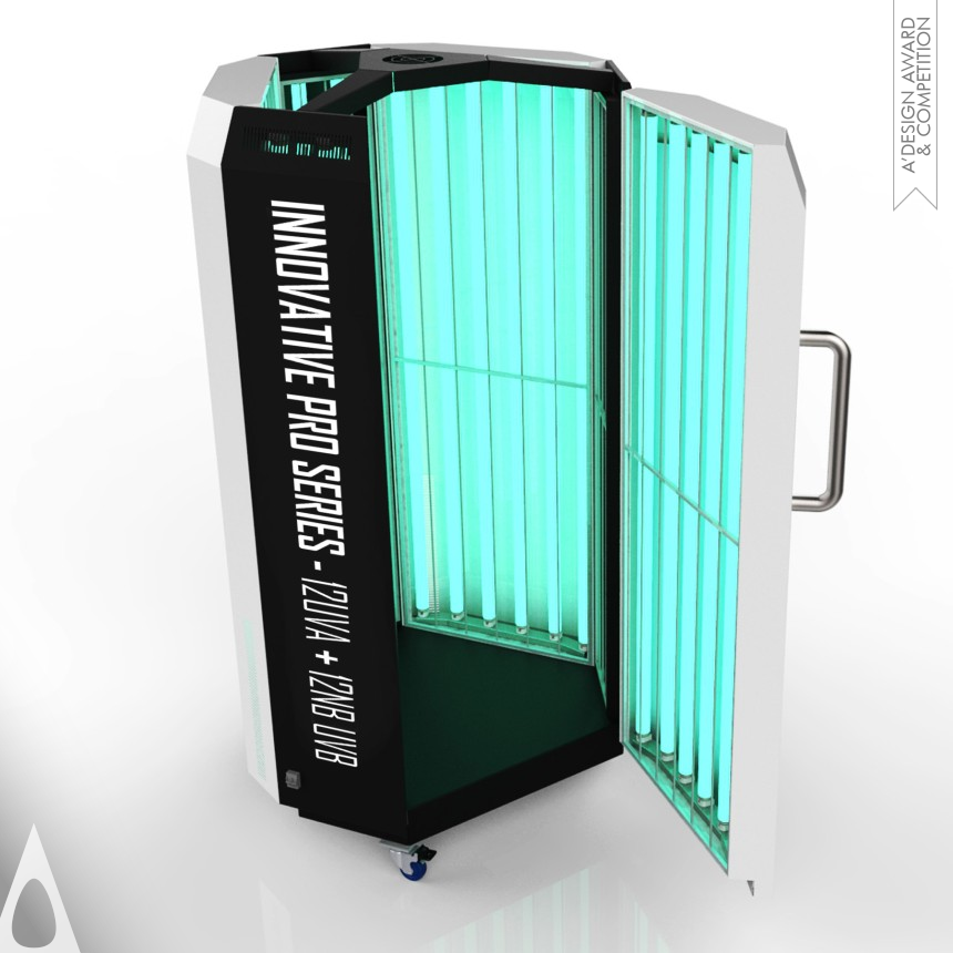 Silver Medical Devices and Medical Equipment Design Award Winner 2016 Whole body puva chamber Whole Body Phototherapy 