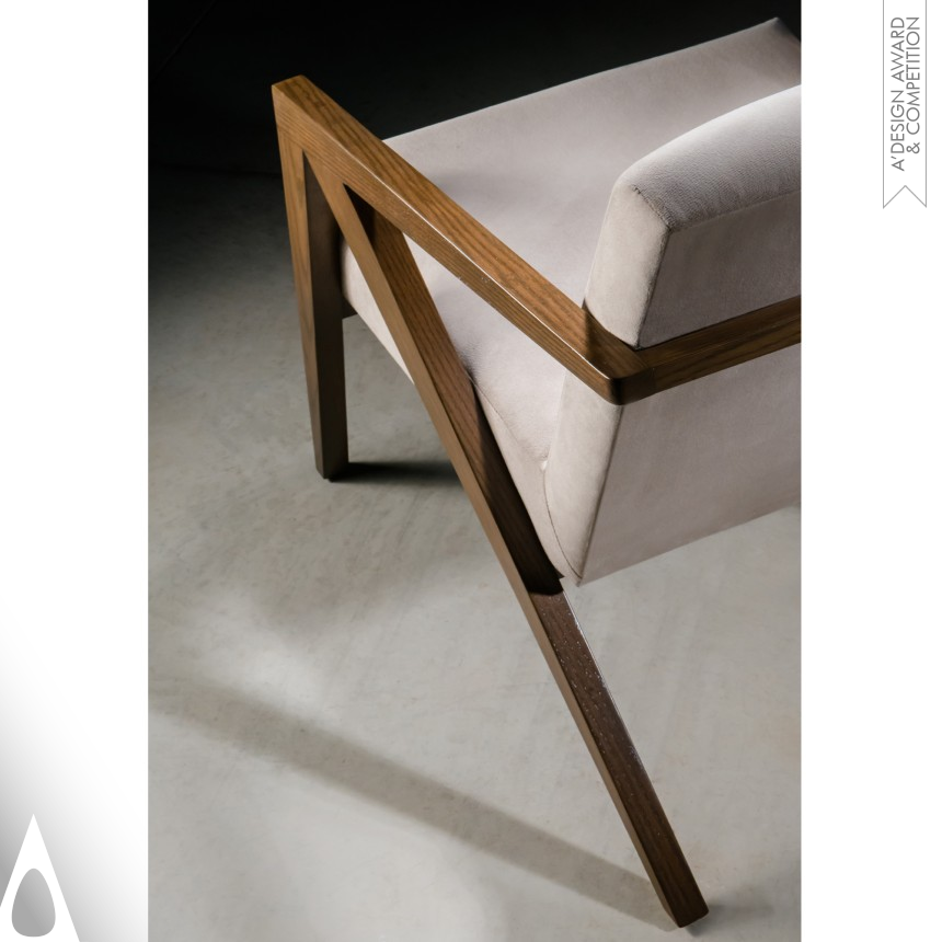 Gerardo Ríos's Geometric Lounge Chair/Dining Chair