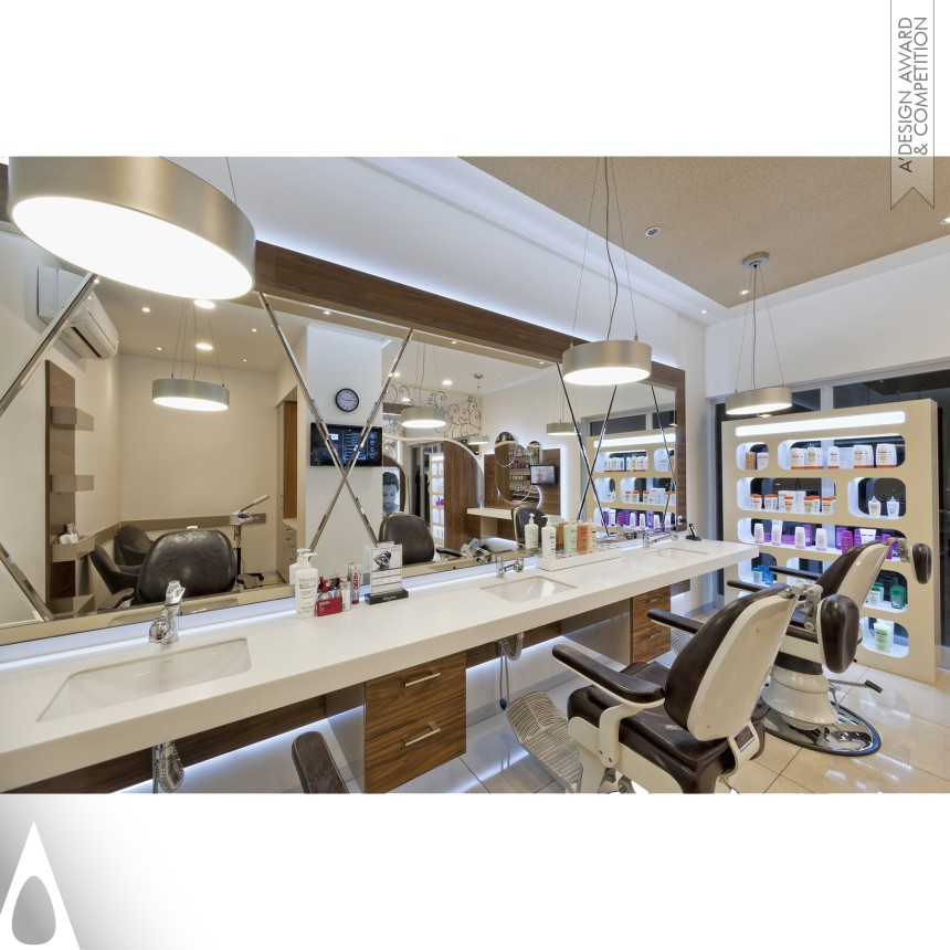 Iron Interior Space and Exhibition Design Award Winner 2016 Salon Muzo Hairdressing Salon 