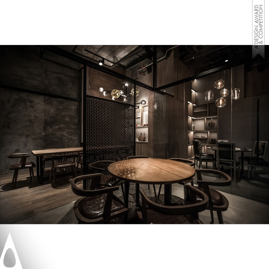 Silver Interior Space and Exhibition Design Award Winner 2016 eating table restaurant Interior Space Design 