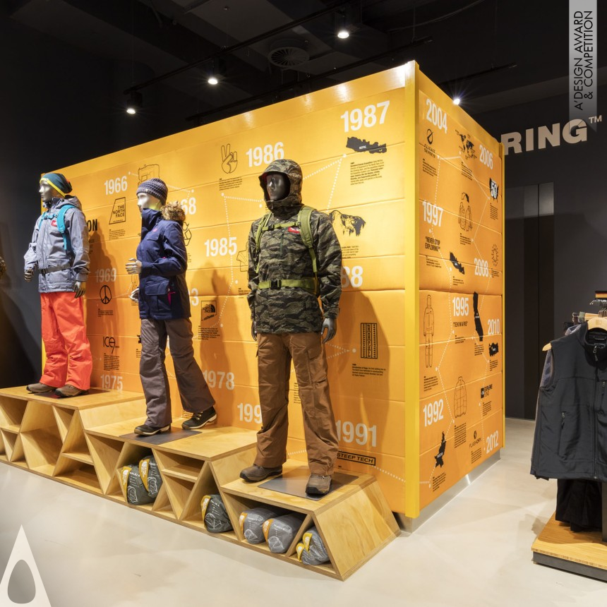 The North Face Westfiled Bondi Junction designed by CoMa - Interior Architecture Studio