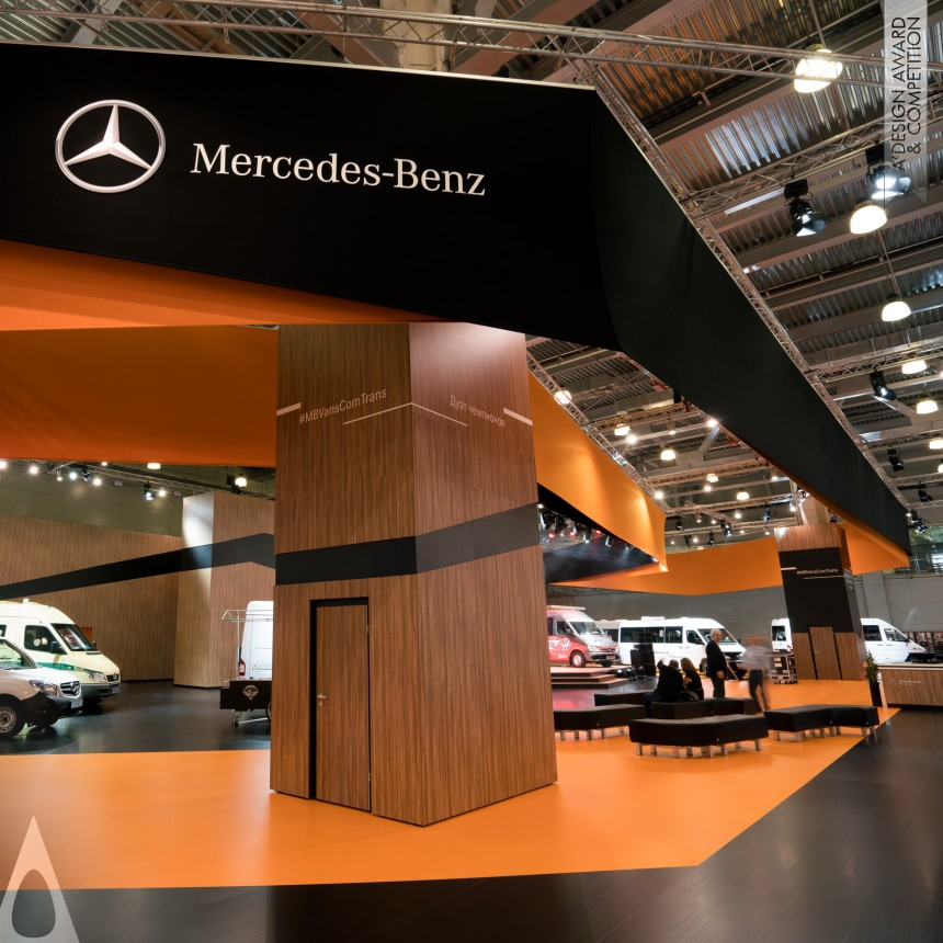 Iron Interior Space and Exhibition Design Award Winner 2016 Mercedes-Benz Russia SAO Exhibition Design 