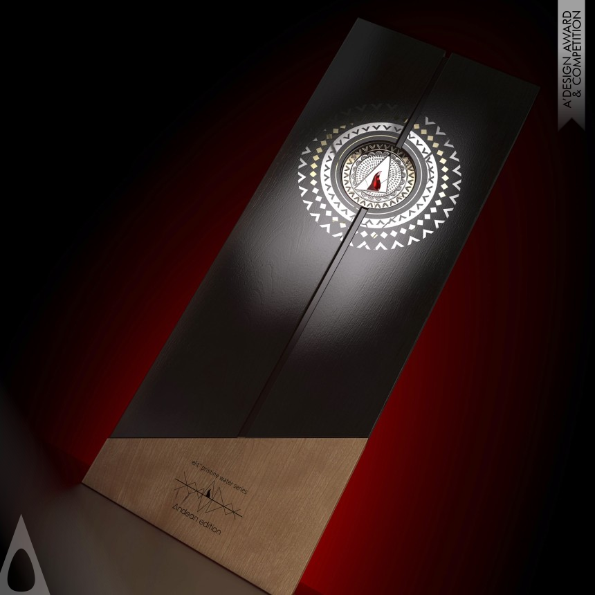 Silver Luxury Design Award Winner 2016  elit by Stolichnaya PWS Andean Edition Bottle and case 