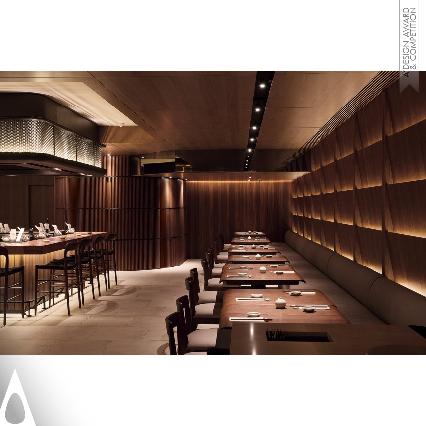 Iron Interior Space and Exhibition Design Award Winner 2016 Kokomi Japanese Restaurant 