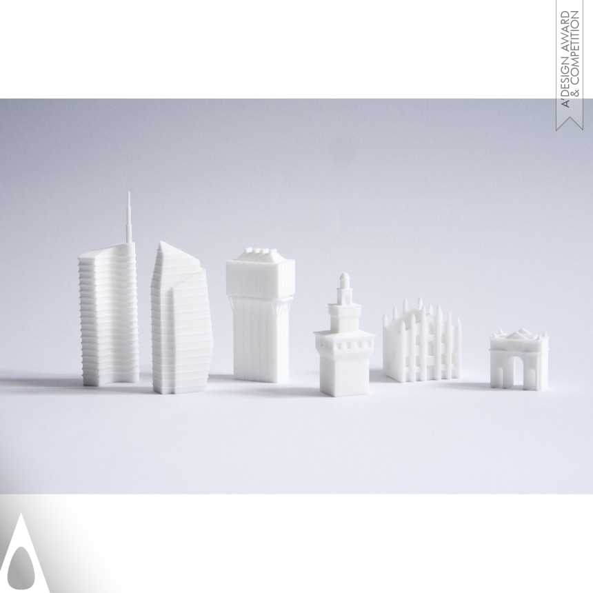 milan chess set - Silver 3D Printed Forms and Products Design Award Winner