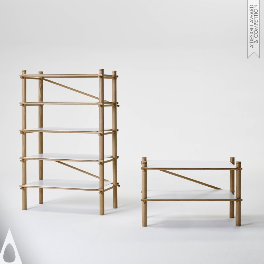 Silver Furniture Design Award Winner 2016 Andamio Shelving System 