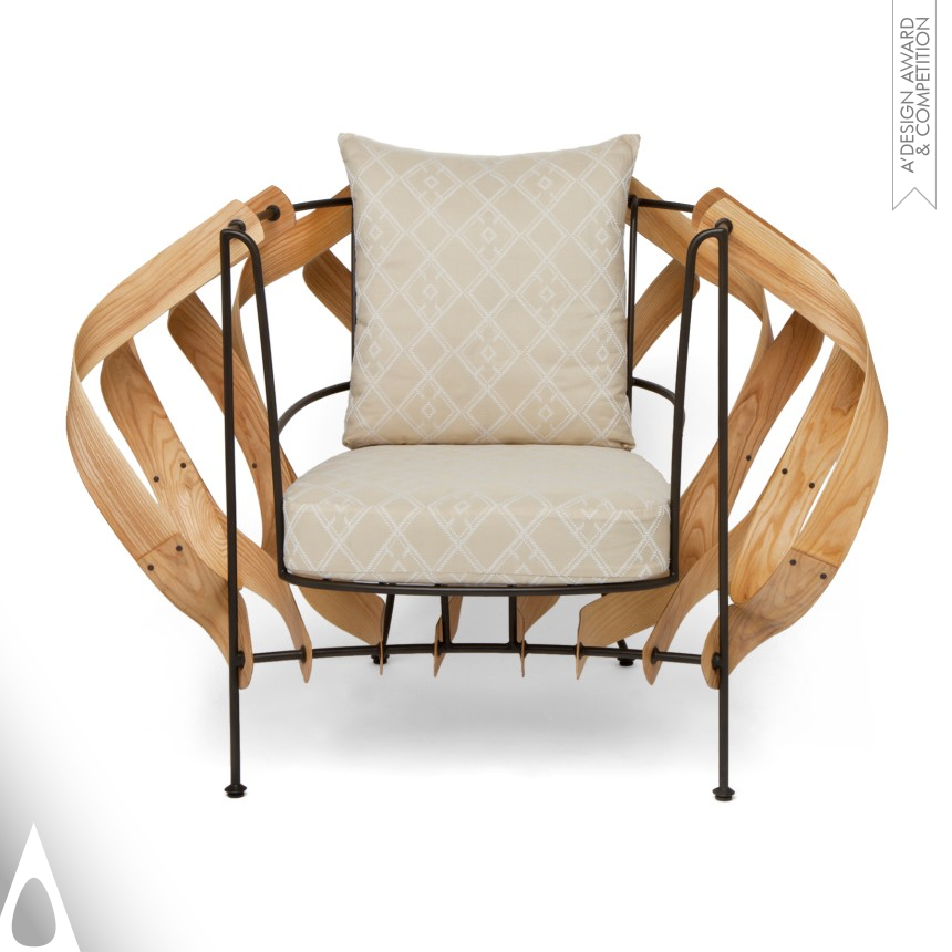 Iron Furniture Design Award Winner 2016 Tirintas Lounge Chair 