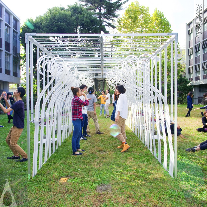 Silver Interior Space and Exhibition Design Award Winner 2016 Scroll Hut Pavilion 