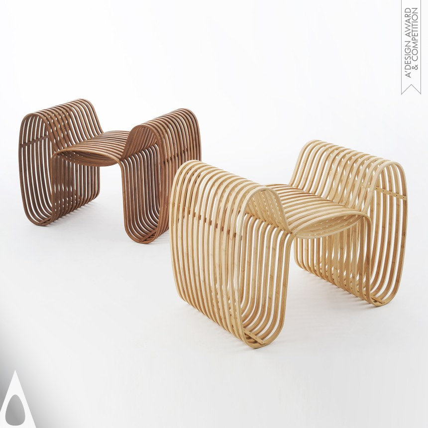 Bow tie chair designed by gridesign studio