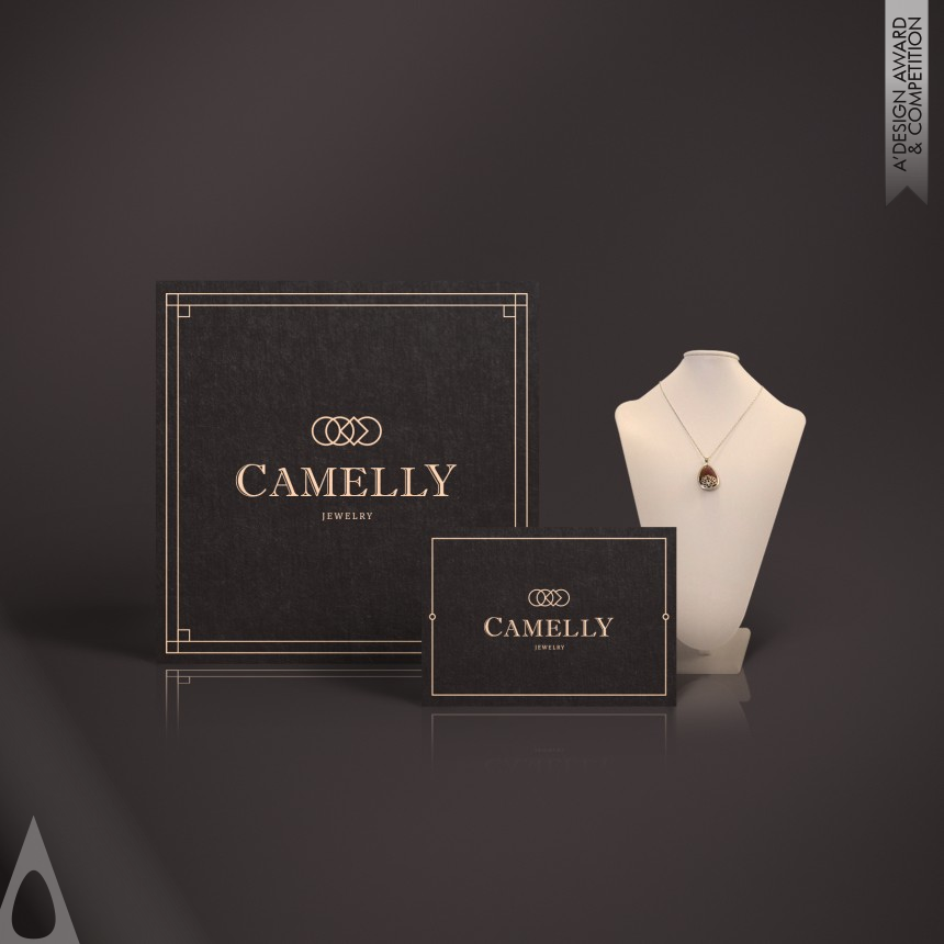 Iron Graphics, Illustration and Visual Communication Design Award Winner 2016 Camelly Jewelry Jewelry branding 