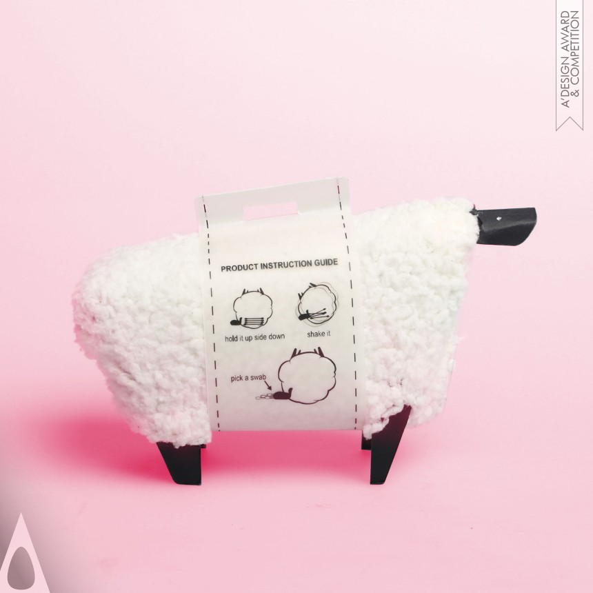 Silver Packaging Design Award Winner 2016 Swaggering Sheep Cotton swab package 