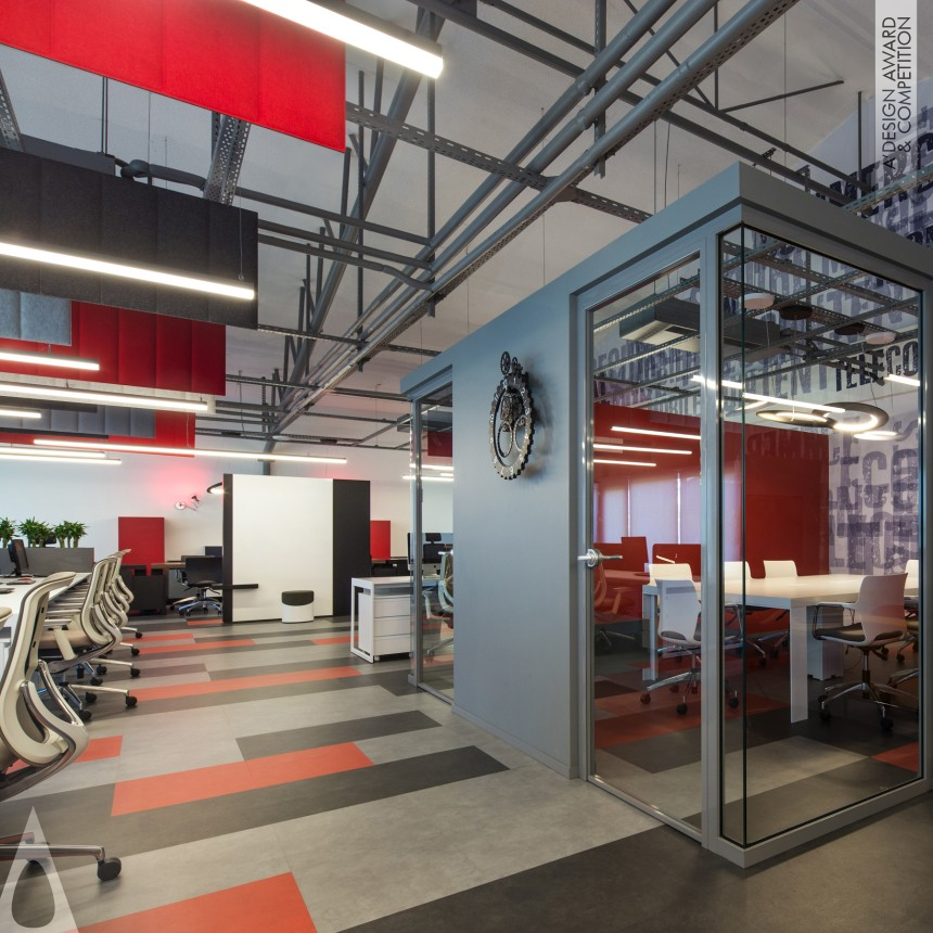 Iron Interior Space and Exhibition Design Award Winner 2016 Payguru Office Technology office 