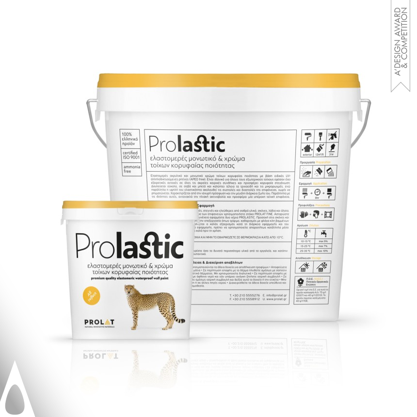 Prolat Paints - Silver Packaging Design Award Winner