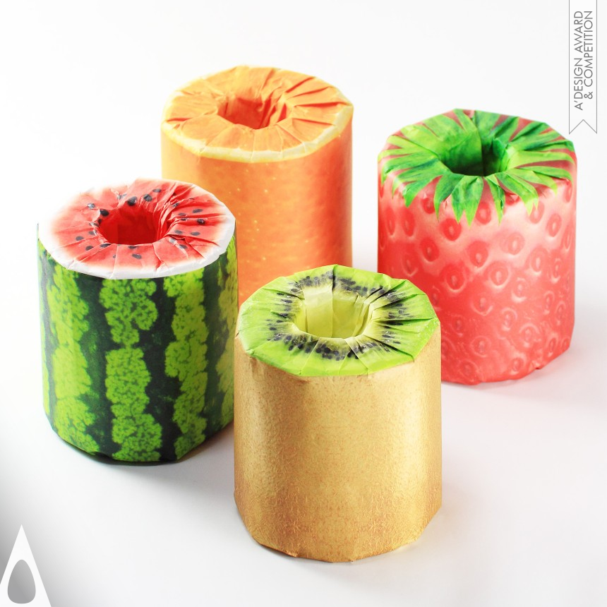 The Fruits Toilet Paper designed by Kazuaki Kawahara