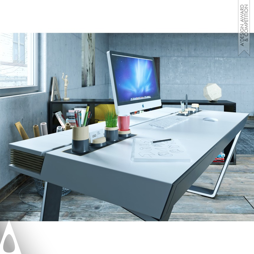 Bronze Furniture Design Award Winner 2016 Ergon Design Workstation 