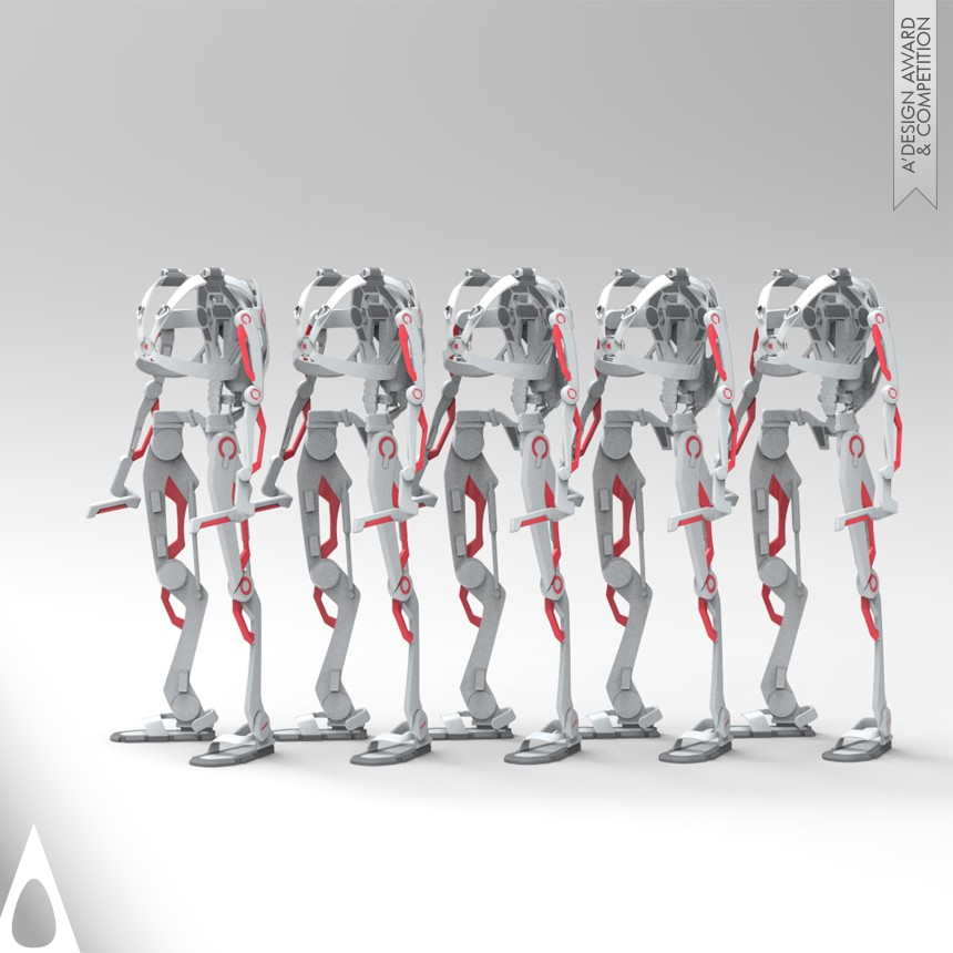 Silver Futuristic Design Award Winner 2016 A.F.A.-Powered Exo-Suit for Firefighter Advance Firefighting Apparatus 