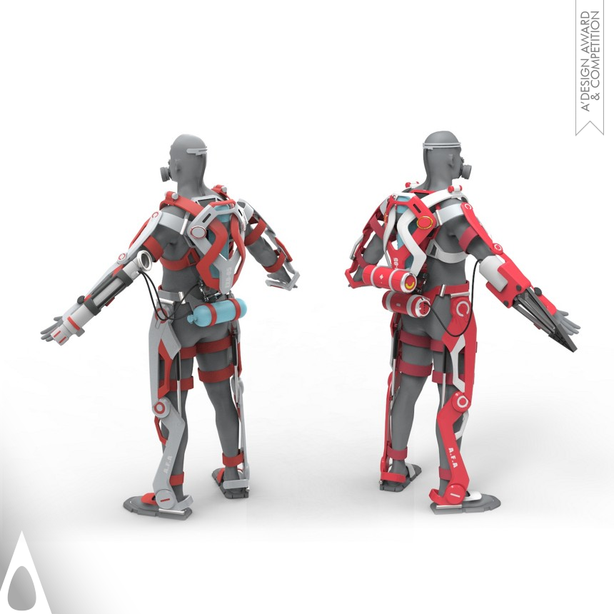 A.F.A.-Powered Exo-Suit for Firefighter designed by Jiazhen (Ken) Chen