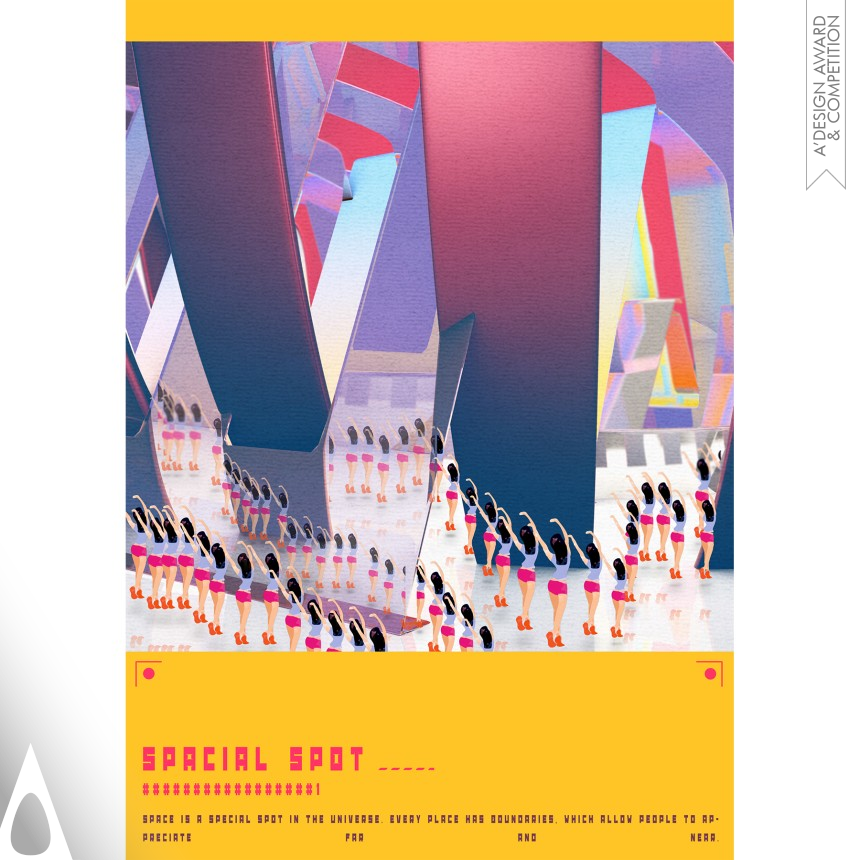 Iron Graphics, Illustration and Visual Communication Design Award Winner 2016 Spacial spot Space project poster 