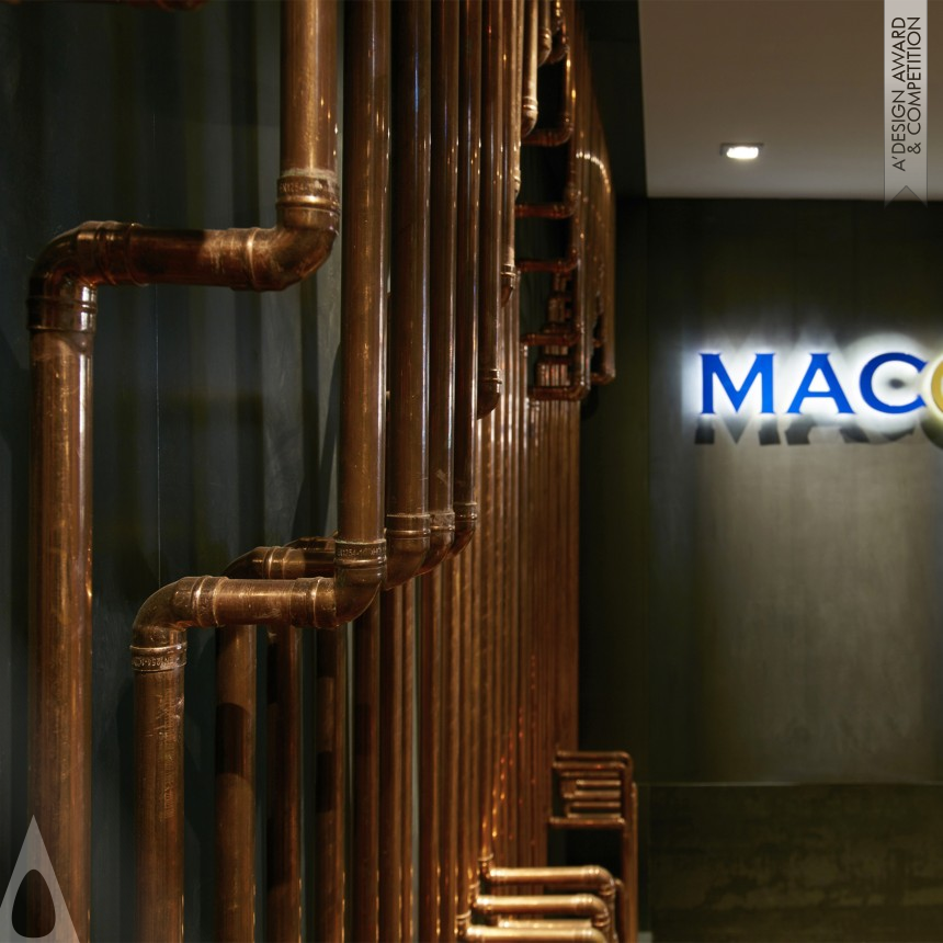 Iron Interior Space and Exhibition Design Award Winner 2016 Macoware Head Office Office 