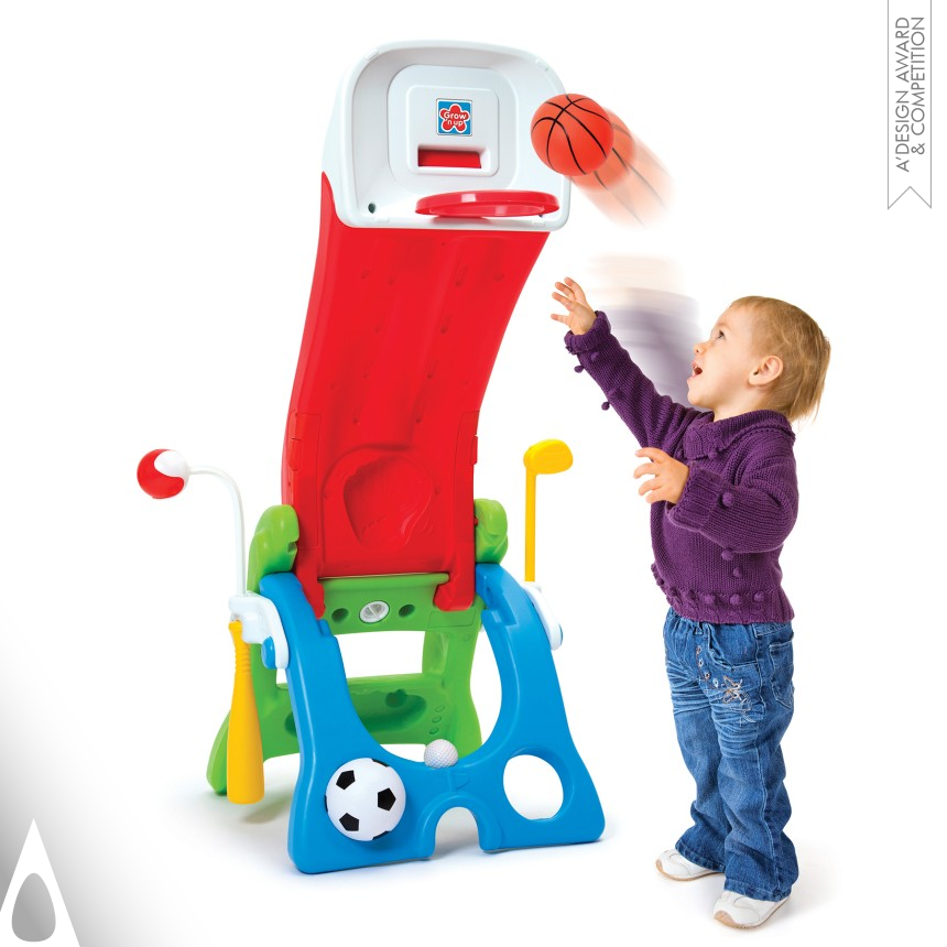 Qwikflip 6-IN-1 Activity Center - Platinum Toys, Games and Hobby Products Design Award Winner