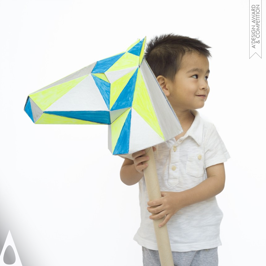 Iron Baby, Kids' and Children's Products Design Award Winner 2016 Polypony Cardboard Stick Horse 