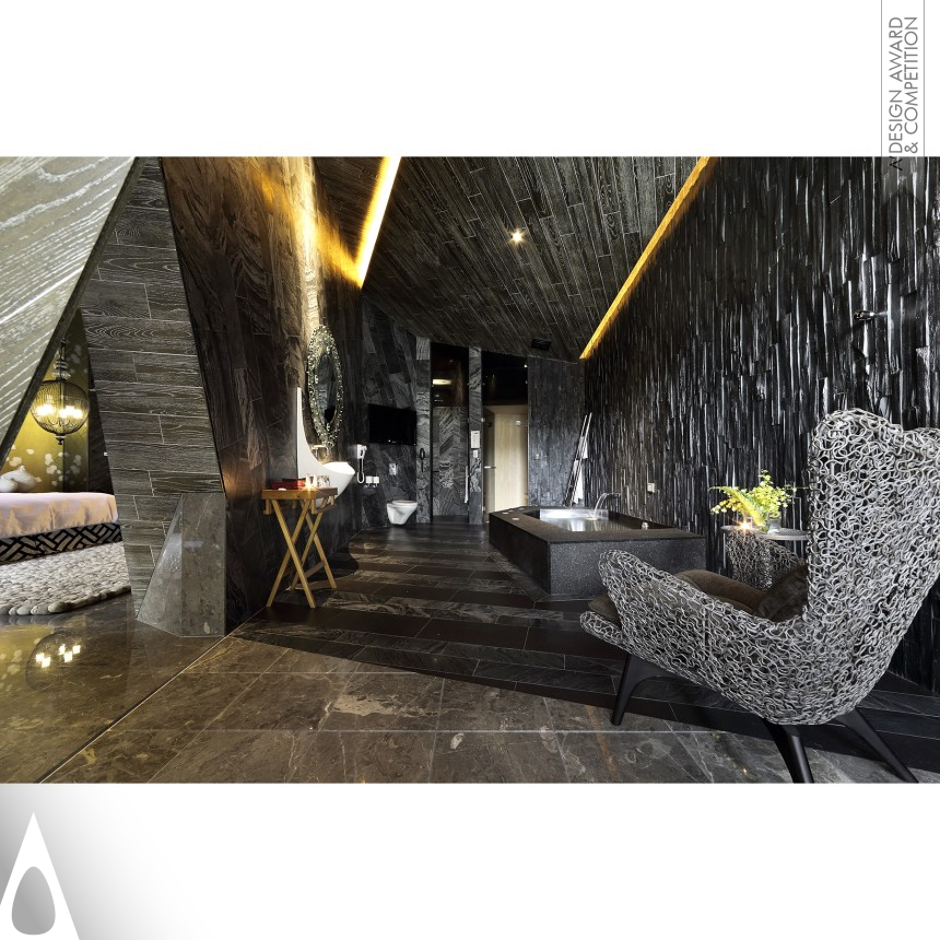 Silver Interior Space and Exhibition Design Award Winner 2016 Love Over the Rock Hotel 