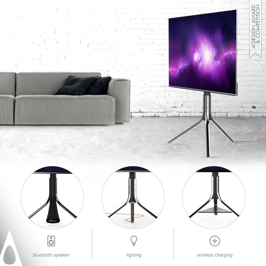 Silver Digital and Electronic Device Design Award Winner 2016 Vdrop™ 55 inch UHD TV 