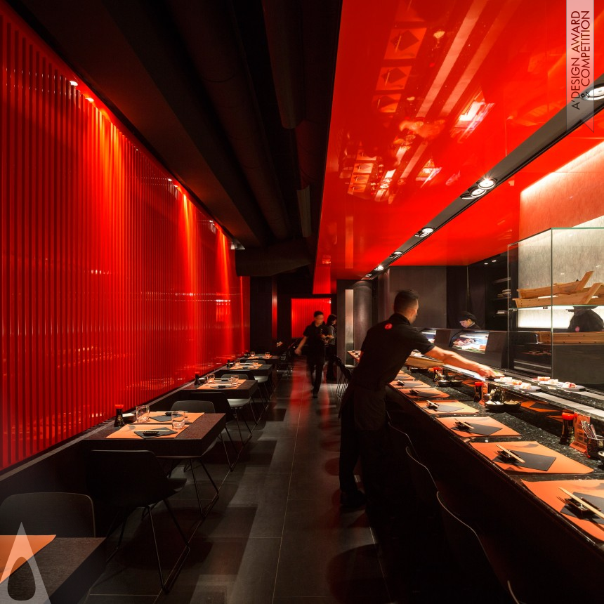 Carlo Berarducci Architecture's Zen Sushi Japanese restaurant