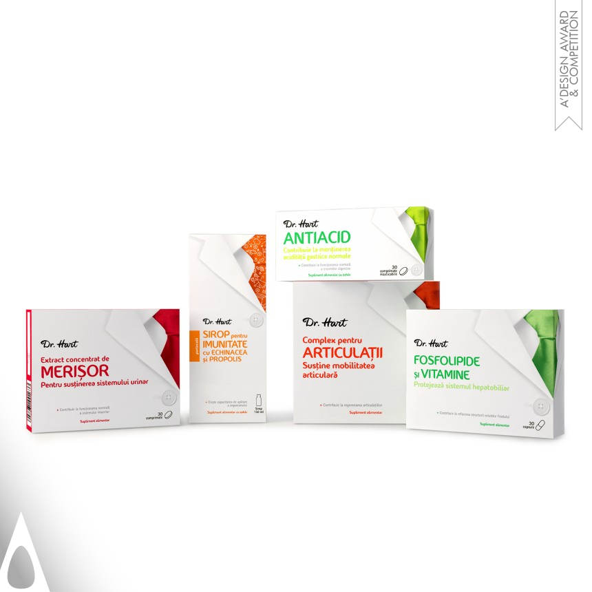 Ampro Design's Dr. Hart Medicine packaging