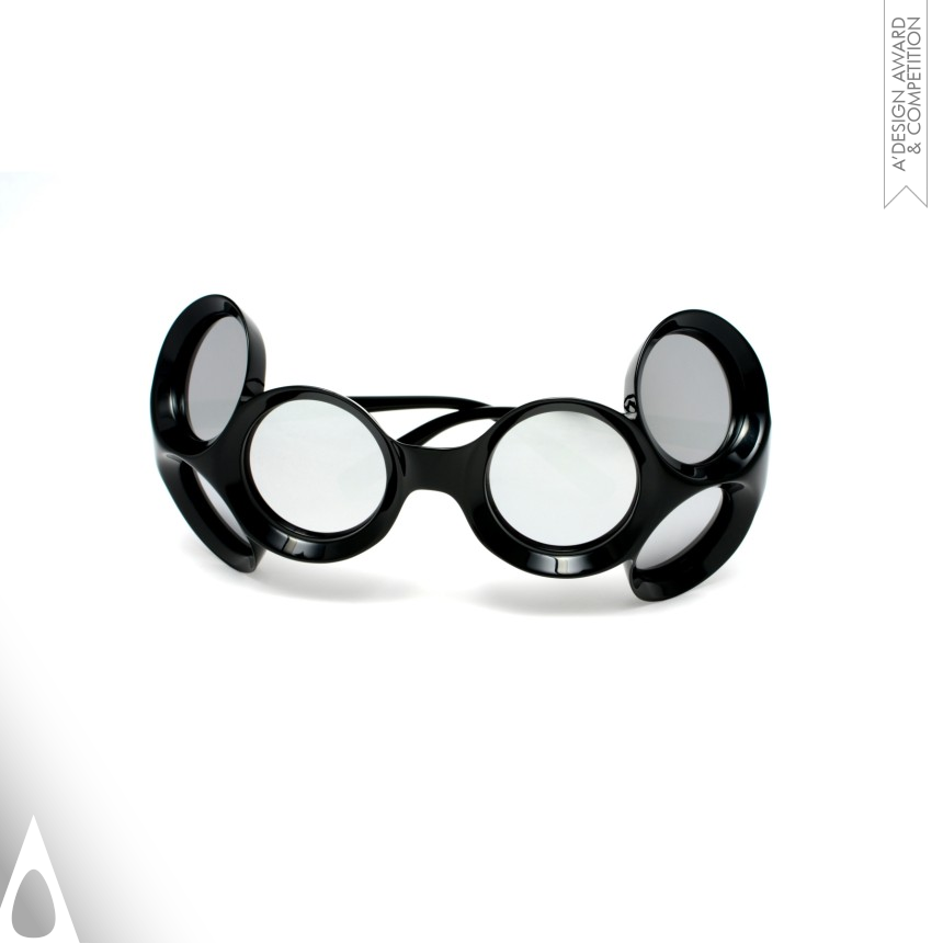 Iron Futuristic Design Award Winner 2016 FA-087 "THE SIX EYES" 3D modeling Eyewear  