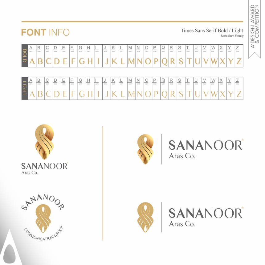 Sananoor Co. Corporate Identity designed by Radiant Creatives