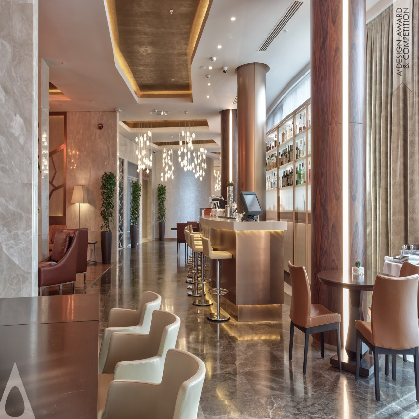 Arketipo Design's Renaissance Minsk Hotel Lobby Lobby and Bar 