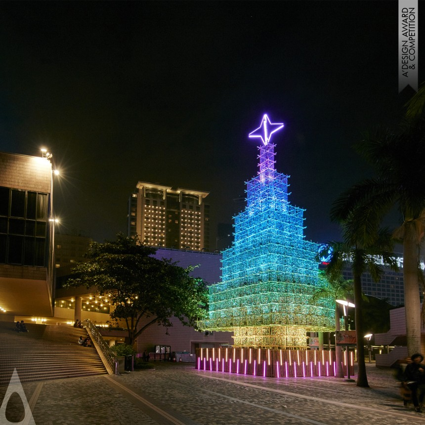 Bronze Lighting Products and Fixtures Design Award Winner 2016 Hong Kong Christmas Tree 2015 Bamboo Installation 