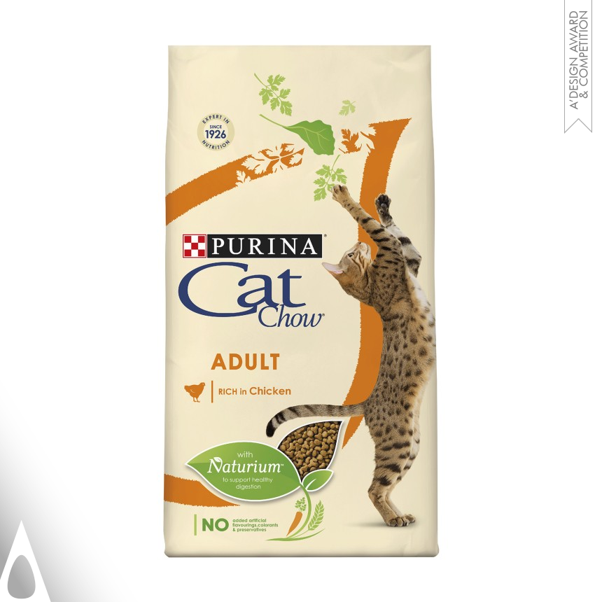 Bronze Packaging Design Award Winner 2016 Purina Cat Chow® Re-design Packaging Design  