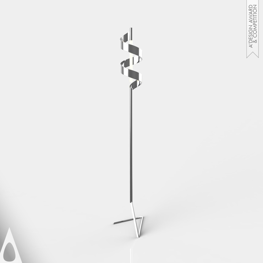 Bronze Lighting Products and Fixtures Design Award Winner 2016 Spiral Floor lamp 