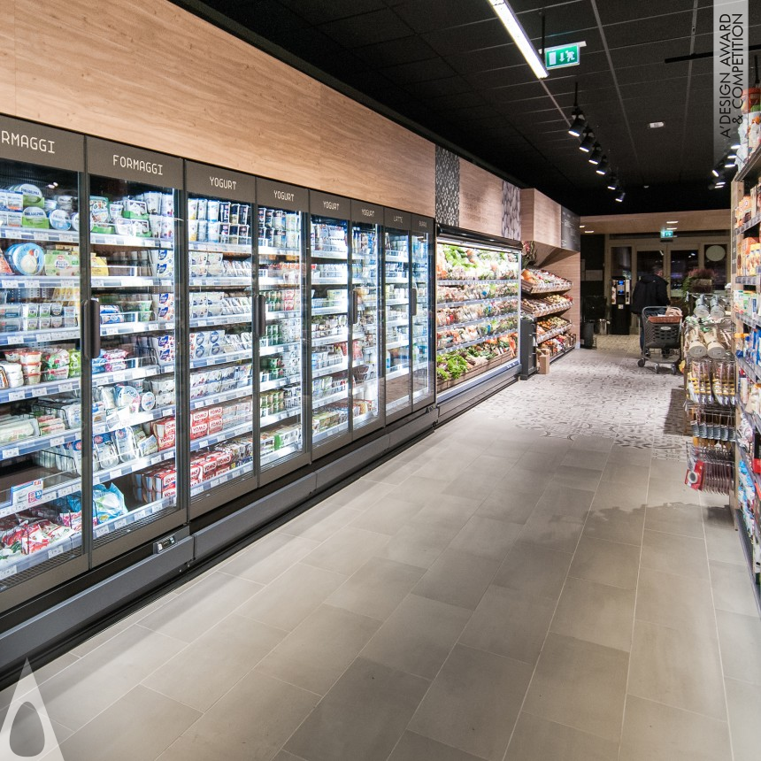 CEAN's BORELLO SUPERMERCATI Supermarket design. 